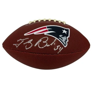 Tedy Bruschi Autograph Football Patriots Logo Brown Novelty - Picture 1 of 1