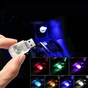 LED USB Car Interior Light/Neon Ambient Atmosphere/Multicolor Lamp Accessories - Picture 1 of 10