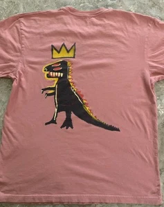 Camiseta Jean Michael Basquiat Para Hombre Grande T-Rex Dinosaurio Arte Artista Nueva York (JM62) - Imagen 1 de 5