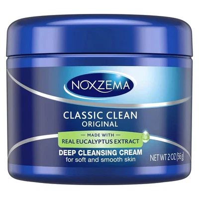 Crema Limpiadora Noxzema Blanca 2 OZ - Limpieza Profunda y Refresca la Piel en Cualquier Momento y en Cualquier Lugar Foto 1 de 3