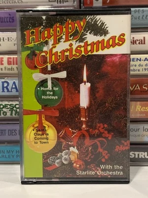 Happy Christmas Cassette Tape Starlite Orchestra Holiday Music Vintage Audio - Image 1 of 2