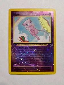 Pokémon TCG Mew 1/18 Southern Islands Reverse Holo Promo Rare - Picture 1 of 10