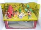 Vintage Cherilea Toys plastic Swoppets Native Indians Display Box Set Rare