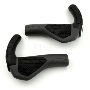 Adjustable 3-Finger Bar End ERGON GS3 Large Handlebar Grips Gray/Black Lock-On - Picture 1 of 10