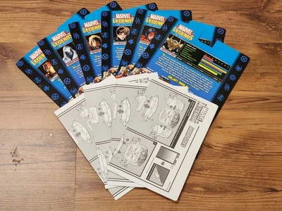 Toy Biz Marvel Legends 2006 juego completo tarjeteros serie Modok sin usar - A1 Foto 1 de 4