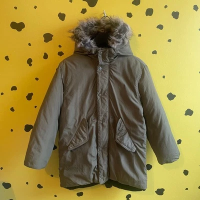 ZARA Puffer 外套夹克儿童尺寸 11-12 岁索罗纳填充冬季街头服饰人造毛皮  — 第 1/4 张图片