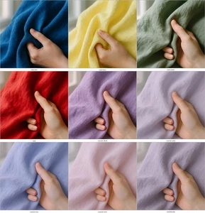 Premium Linen Fabric by the Yard – Material for Apparel, Home Décor & Crafts - Picture 1 of 28