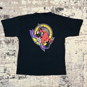Marines 1st Battalion Grim Reaper T-Shirt Uomo Taglia L The Walking Dead USMC - Foto 1 di 8