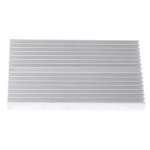 100 * 60 * 10mm Kühler Aluminium Grill Form Wärmesenke Chip Für IC LED UB - Bild 1 von 7