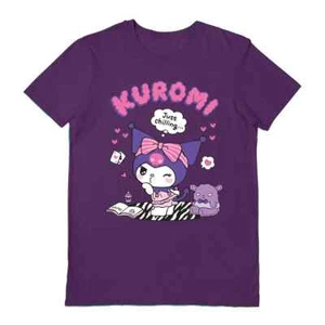 Kuromi Official T-Shirts - Regular Fit Short Sleeve Tees 3 Designs in 5 sizes - Picture 1 of 4