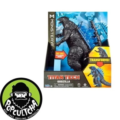Godzilla vs. Kong - Titan Tech Godzilla Monsterverse Transforming 8” Figure - image 1 of 3