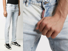 DSQUARED2 Jeans Mod Slim S71LB0710 Pants Denim Iconic Trousers BNWT 50