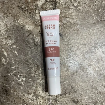 Rubor crema fresca limpia CoverGirl #370 mariposas - vegano y sin talco - 15 ml Foto 1 de 2