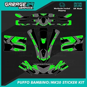 BAMBINO / MK20 KART STICKER KIT - BANSHEE - COLOUR 3 - CUSTOMISABLE - Picture 1 of 3