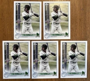 LOT 5 ELLY DE LA CRUZ RC Rookie 2022 Topps Pro Debut #PD189 REDS - Picture 1 of 2