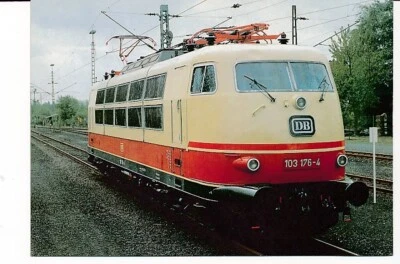 D100932 Baiureihe 103 Núremberg 1985 trenes locomotoras postal Alemania Foto 1 de 2