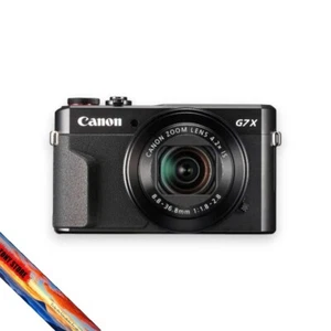 Canon PowerShot G7 X Mark II 20.1MP Compact Digital Camera Black Brand New Japan - Picture 1 of 2