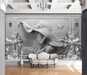 3D Elegant Woman I5093 Wallpaper Mural Self-adhesive Removable Sticker Erin - Picture 1 of 11