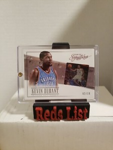 2013-14 Panini Signatures Red Film  2/10 Kevin Durant #13 Phoenix Suns FHOF