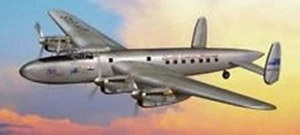 Avro 691 Lancastrian High-Speed Transport Airplane Mahogany Wood Model Small New - Picture 1 of 1