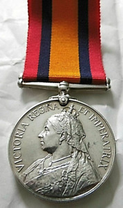QSA QUEENS SOUTH AFRICA MEDAL PTE OTTY CRADOCK TOWN GUARD & CAPE GOVT. RAILWAYS