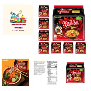 Buldak Ramen,Hot Chicken Ramen Noodles,Korean Ramen Instant Spicy Noodles,Ste... - Picture 1 of 5