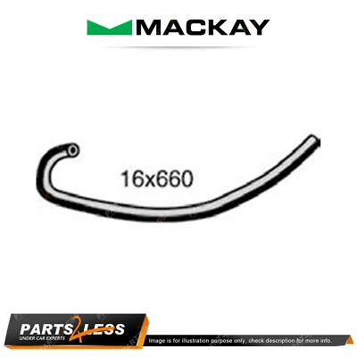 Mackay Heater Hose for Daihatsu Rocky 2.8L 4 cyl OHV 8V Engine to Heater - image 1 of 2