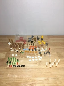 Huge Lot Of Vintage Playmobil Tableware Dishes Plate Mug Stein Glasses & More! - Picture 1 of 12