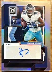 2022 Donruss Optic - Hassan Haskins - Rookie Patch Auto /49 #RPA-HH - Picture 1 of 2
