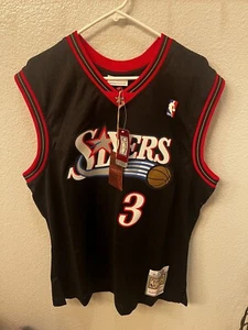 Allen Iverson Sixers 76ers Mitchell Ness 2000-2001 Swingman Jersey - Picture 1 of 2