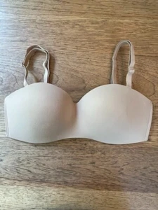SOMA Warm Amber Beige 34A Enbliss Wireless Stay Put Multi Way Strapless Bra - Picture 1 of 2
