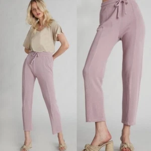 Wildfox KARA Ribbed Kit Lounge Pants Large Lavander Nwt - Picture 1 of 5