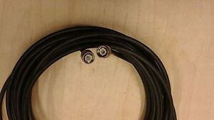 US MADE  TNC male to  TNC male  Coax Cable LMR240 (CNT240)  50 FT  