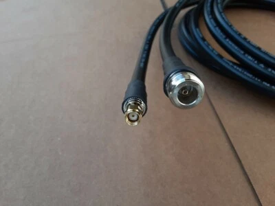 Helium Hotspot LMR400 Times Microwave Low Loss Cable RP-SMA MALE to N Female LOT - Image 1 of 4