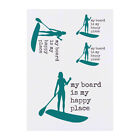 4 x 'Paddle Boarding Silhouette ' Temporary Tattoos (TO00061056)