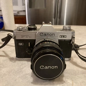 Vintage Canon FTb Camera With Lens And Strap Not Tested - Picture 1 of 9