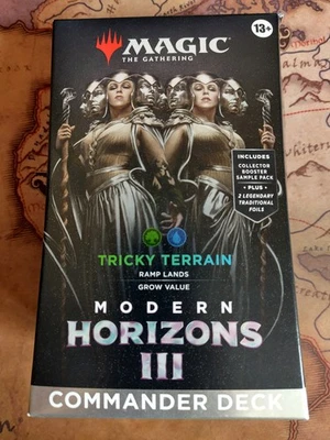 Tricky Terrain - Modern Horizons 3 Commander Deck englisch - MtG - OVP - Bild 1 von 2
