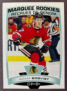 2019-20 O-Pee-Chee Update Marquee Rookies #616 Adam Boqvist Chicago Blackhawks - Picture 1 of 1
