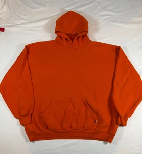 Sudadera con Capucha Naranja XXL De Colección Russell Para Hombres Algodón Años 90 Suelta Cuadrada Acogedora - Imagen 1 de 24
