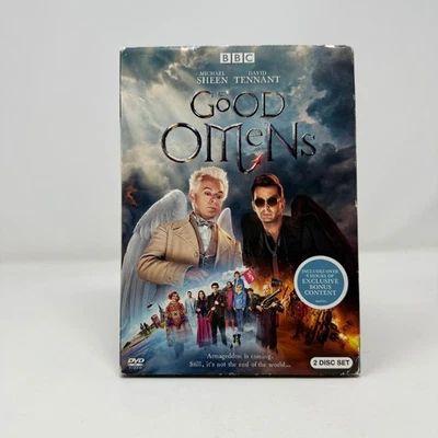 Good Omens (2 DVD Set, 2019) Michael Sheen - David Tennant - Sealed W/ Slipcover - Image 1 of 4
