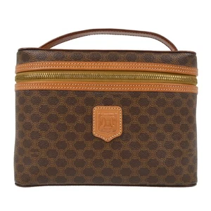Celine Brown Macadam Vanity Handbag MC96* XX07479 - Picture 1 of 6