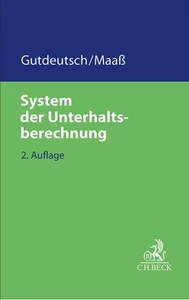 System der Unterhaltsberechnung ~ Werner Gutdeutsch ~ 9783406807992 - Picture 1 of 1