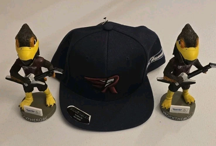 Ridgefield Raptors Bobblehead Lot 2020 + Adidas Snapback Hat Sga Promo WCL - Image 1 of 1