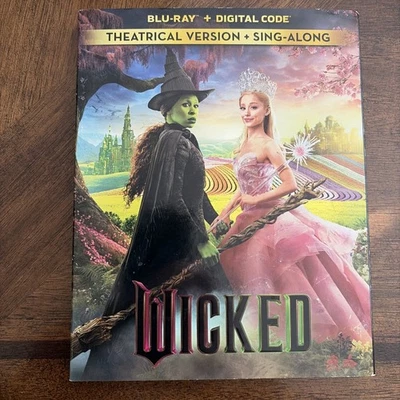 Wicked - Blu-ray + Digital W/ Slipcover theatrical version and sing Along - Image 1 of 2