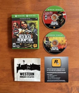 Red Dead Redemption Game of the Year Edition (Xbox 360/Xbox One) VGC CIB w/ Map - Picture 1 of 6