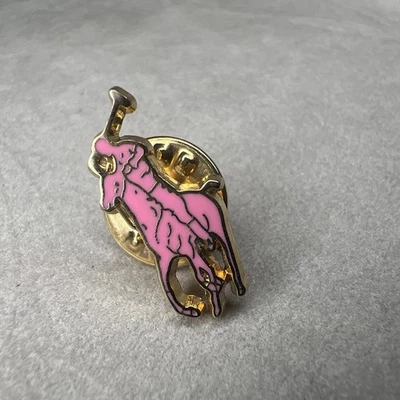 Polo Ralph Lauren Rosa Pony Solapa PinBack Tie Tack Cáncer de Mama Esmalte 3/4" Foto 1 de 4