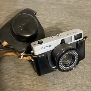 VINTAGE Canon Canonet analoge Kompaktkamera 35 mm silber Made in JAPAN - Bild 1 von 11