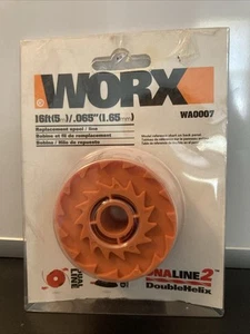WORX WA0007 Dual Grass Trimmer Line Replacement Spool 2 x 16' for Electric Edger - Picture 1 of 10