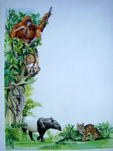 TAPIR ORANGUTANG DE CONSERVACIÓN DE VIDA SILVESTRE, ETC. DÉCADA DE 1970 - Imagen 1 de 1