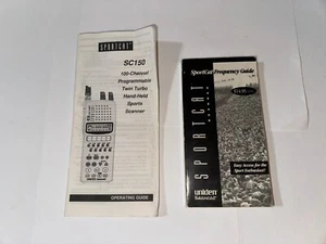Uniden Bearcat SportCat Frequency Guide And Operating Guide SC150 As Is Used - Picture 1 of 10